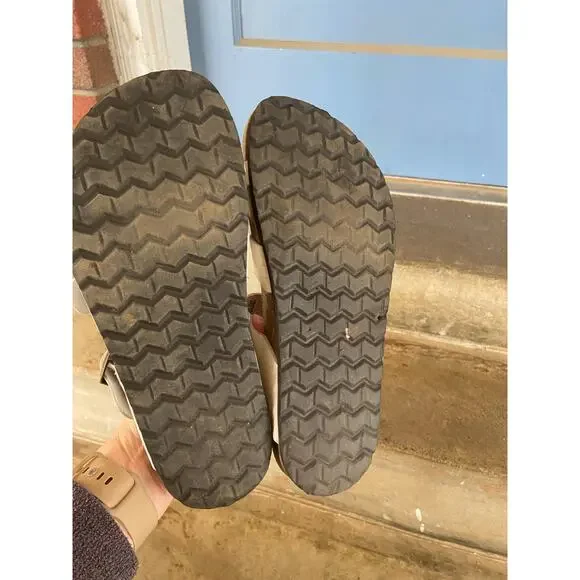 White Mountain white comfort footbed sandals - Picture 5 of 5